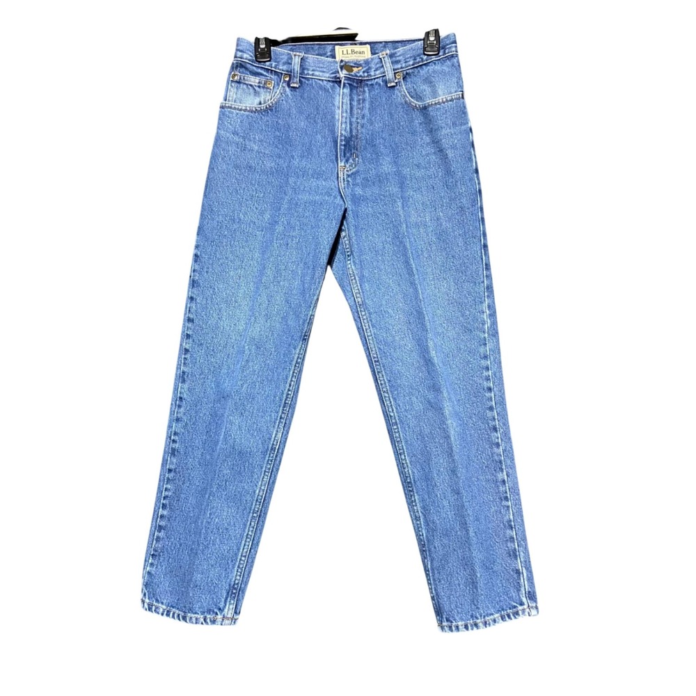 Vintage L.L. Bean High Rise Original Fit Traditional‎ Mom Jeans Women's 8 Petite